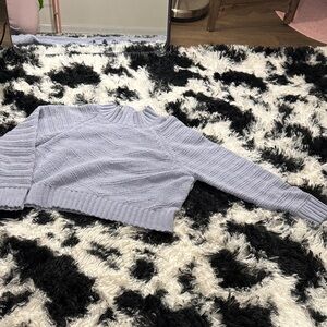 GENERATION Y Light Purple Cowl Neck Sweater